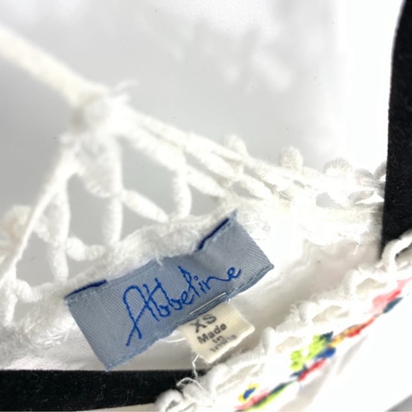 SOLD! Abbeline boho dress women extra small Boho Embroidered Empire Waist Long S - Picture 7 of 7